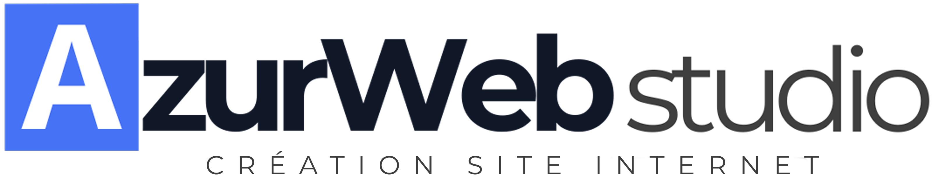 Le logo d'Azur Web Studio , création  site internet à Cannes