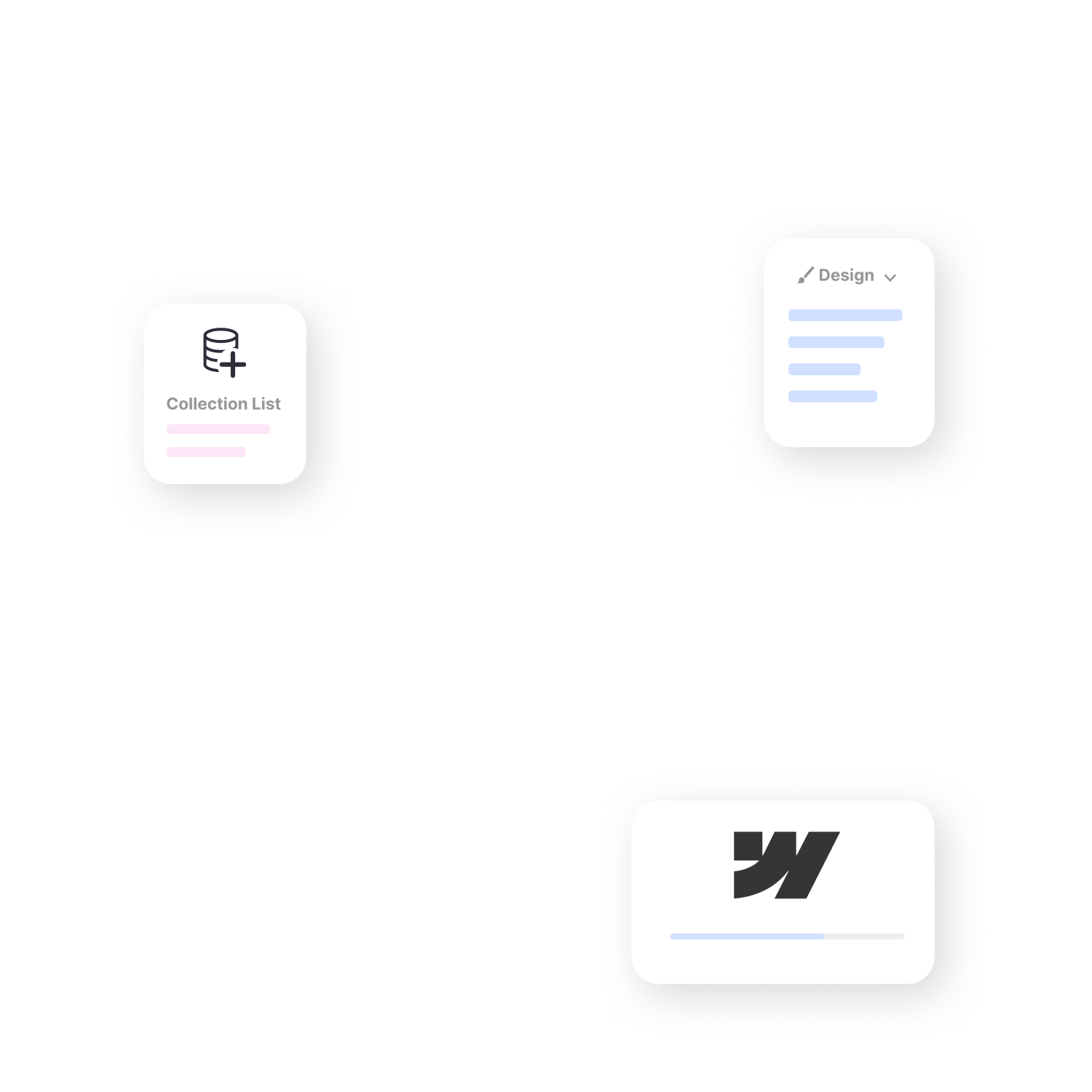 Les logos de Webflow